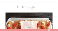Desktop Screenshot of happyhousewife.fr